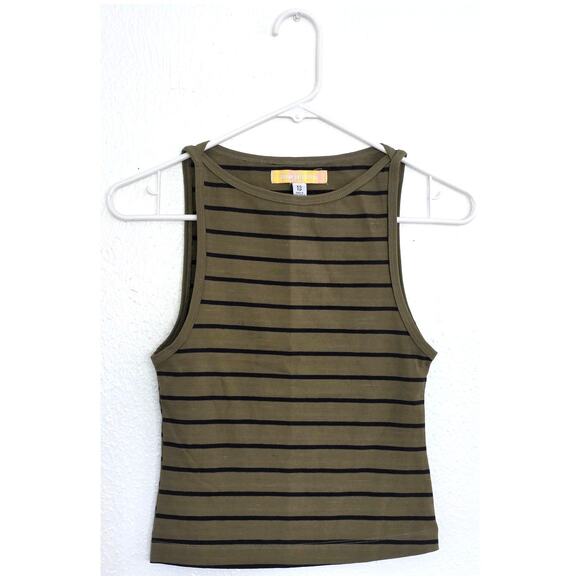 UO Urban Outfitters Mercedes Sleeveless Tank in Green Stripe Size XS NEW - Picture 3 of 9